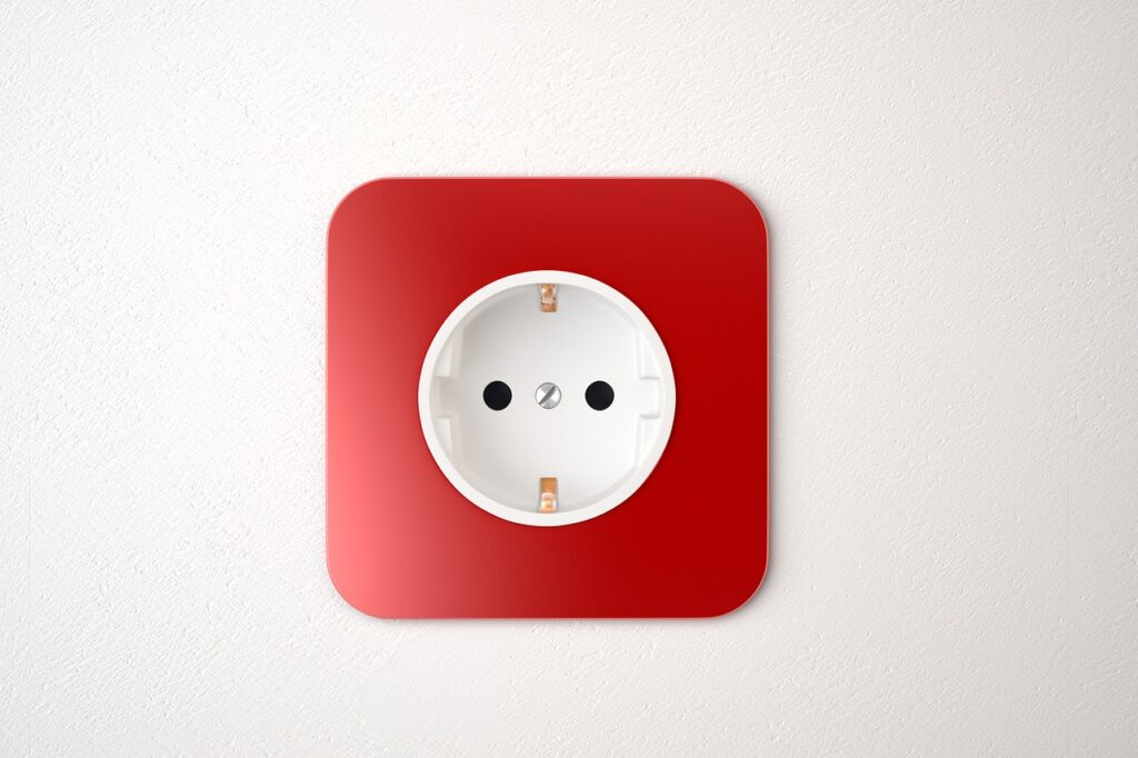 red power, socket, white wall, red, power, white, wall, electric, electrical, electricity, energy, equipment, supply, technology, plug, object, closeup, power outlet, electrician, 3d, render, 3d illustration, 3d rendering, rendering, copyspace, copy space, copy, space, socket, socket, wall, power outlet, power outlet, power outlet, electrician, electrician, electrician, electrician, electrician